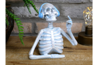 Skeleton with Headphones - Blue