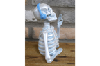 Skeleton with Headphones - Blue