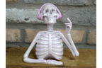 Skeleton with Headphones - Pink