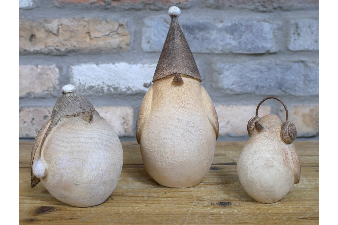 Set of Three Winter Birds