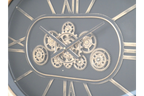Oval Clock with Cogs