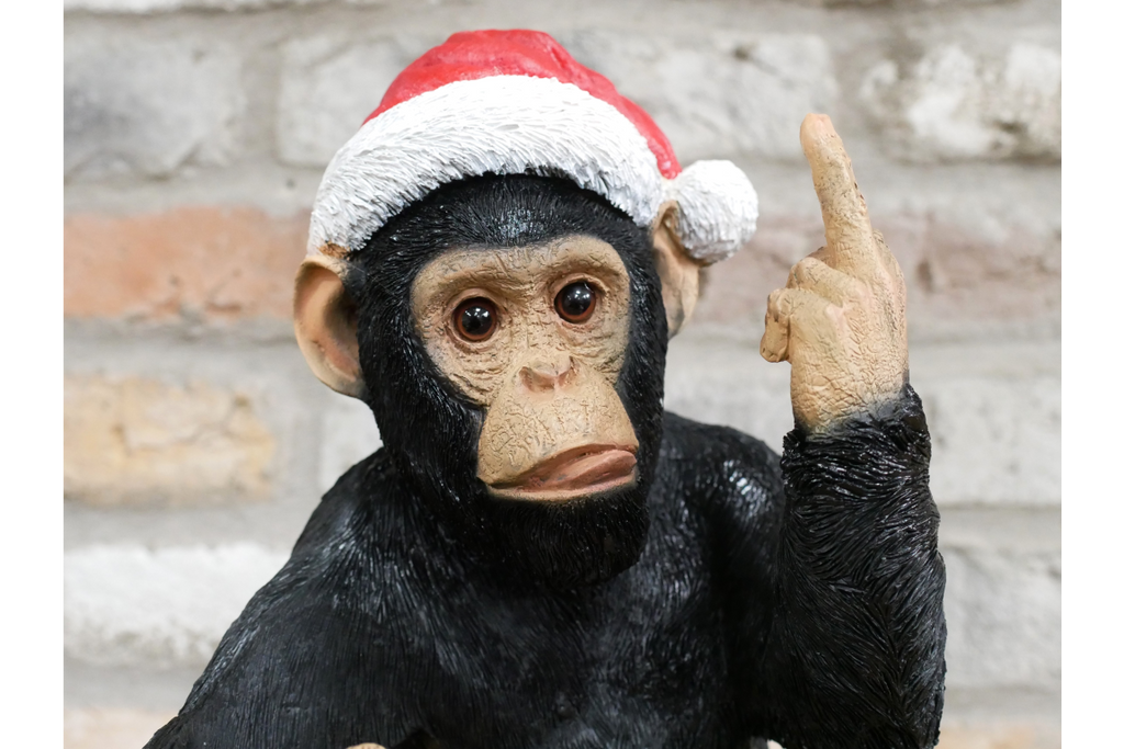 Up Yours Monkey Wine Holder