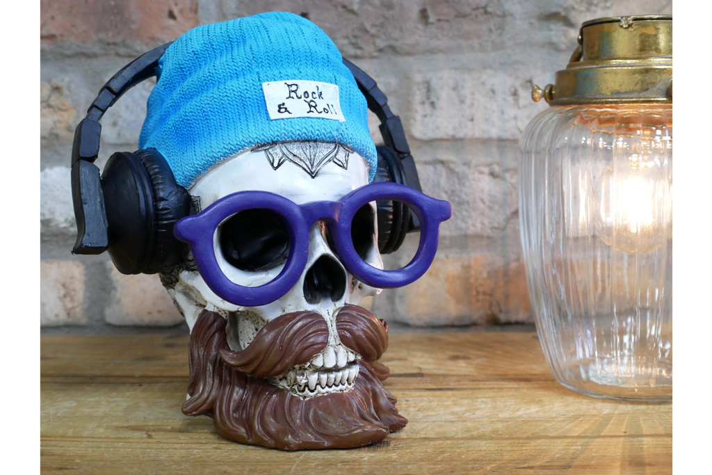 Skull with Headphones