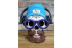 Skull with Headphones