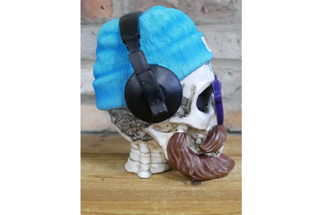 Skull with Headphones