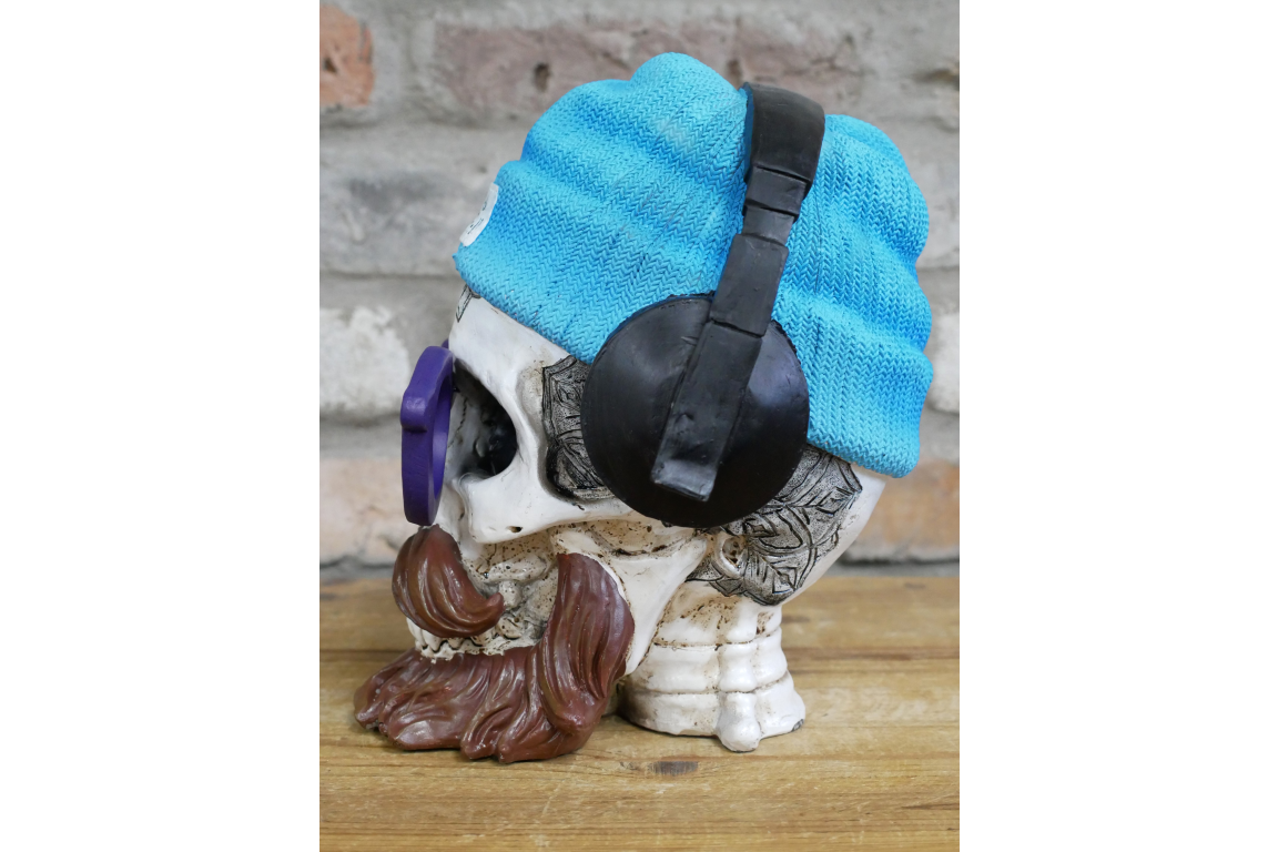 Skull with Headphones