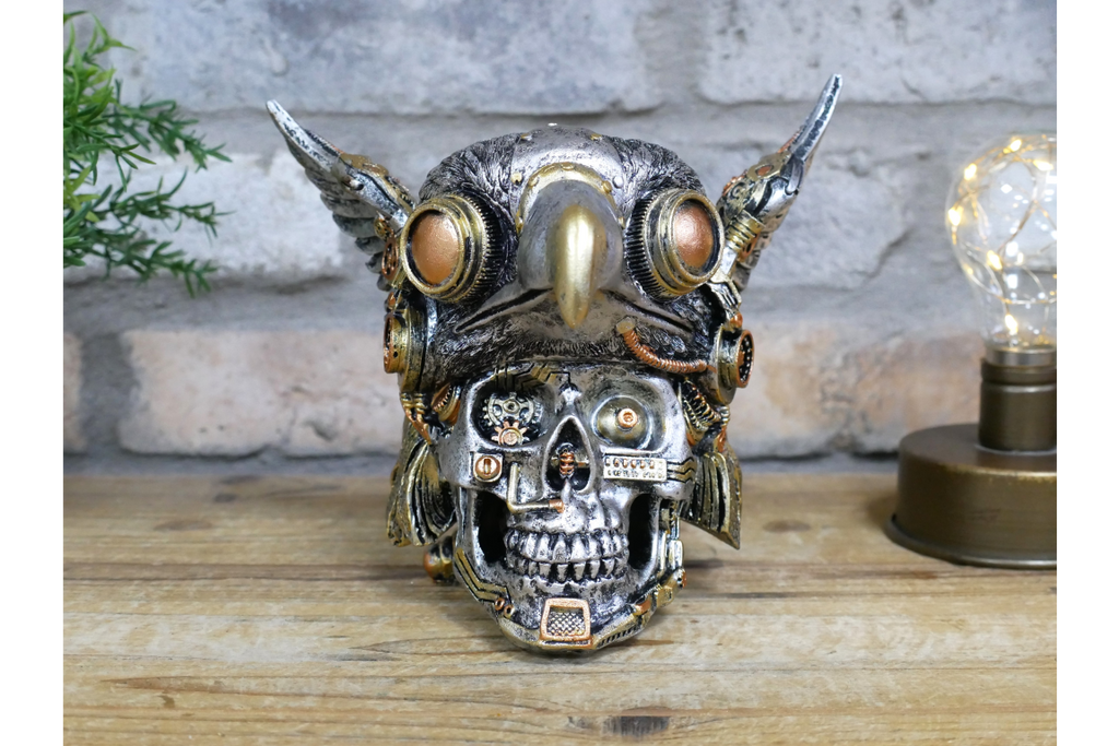 Bird on Skull