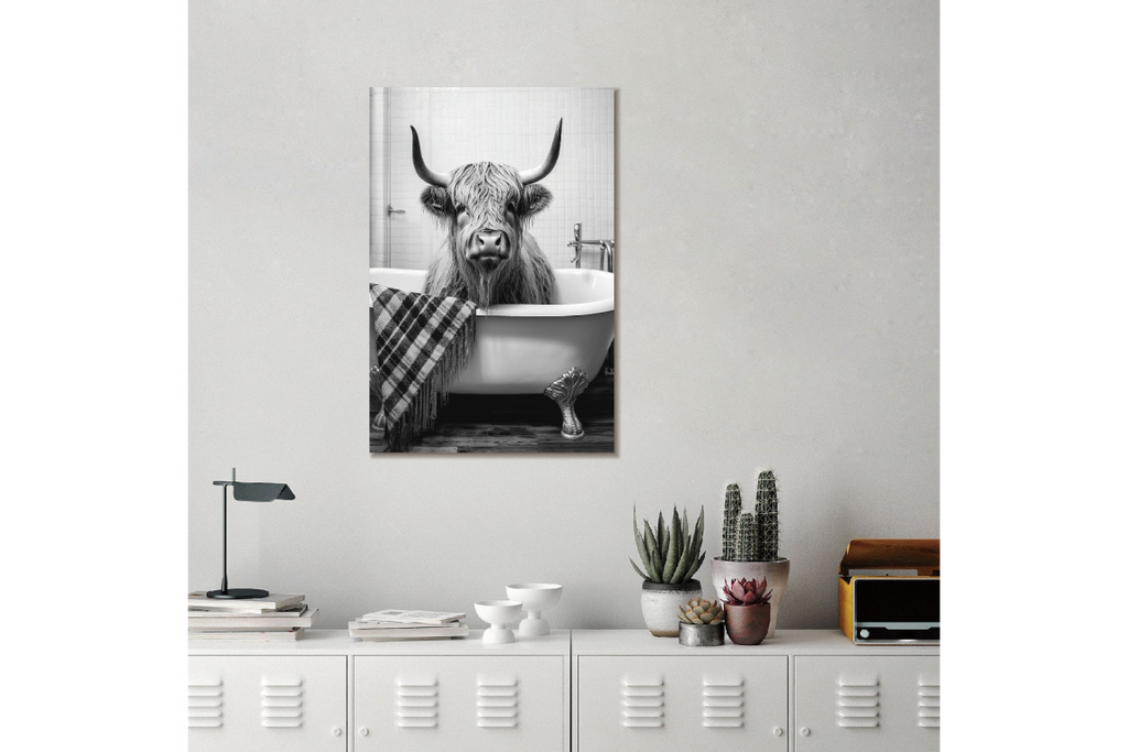 Highland Cow Wall Art