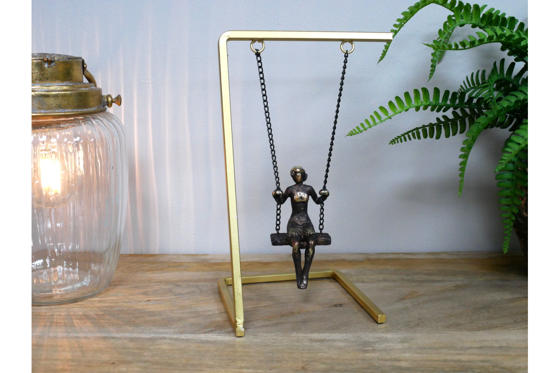 Girl on Swing