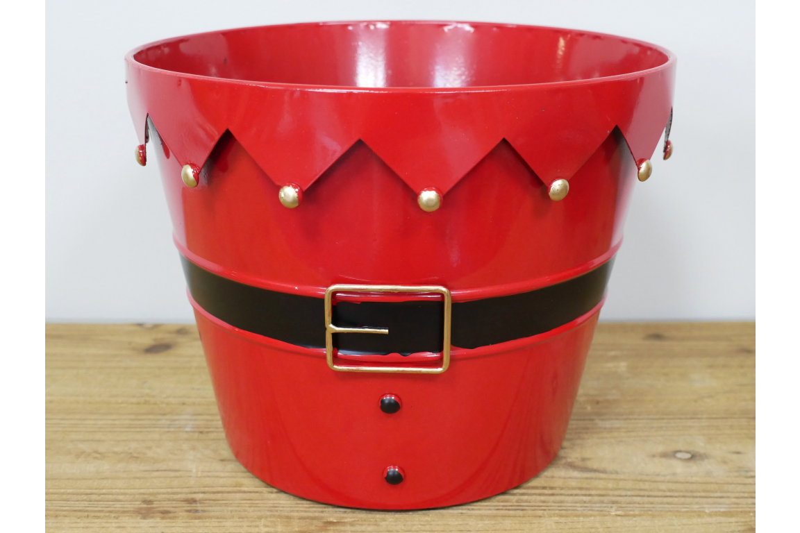 Set of Two Santa Planters