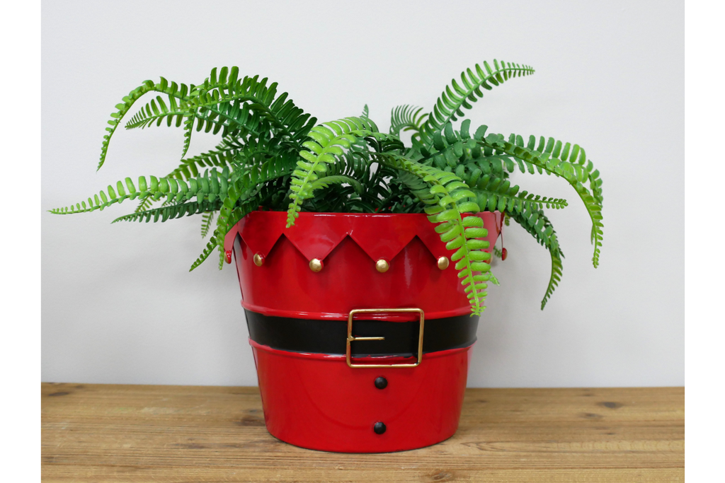 Set of Two Santa Planters