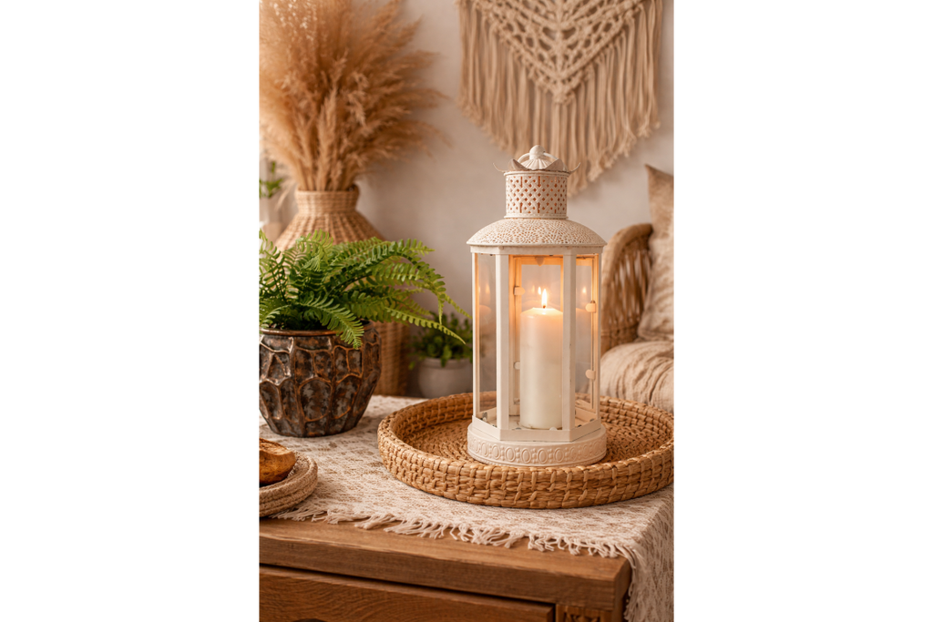 Cream Lantern