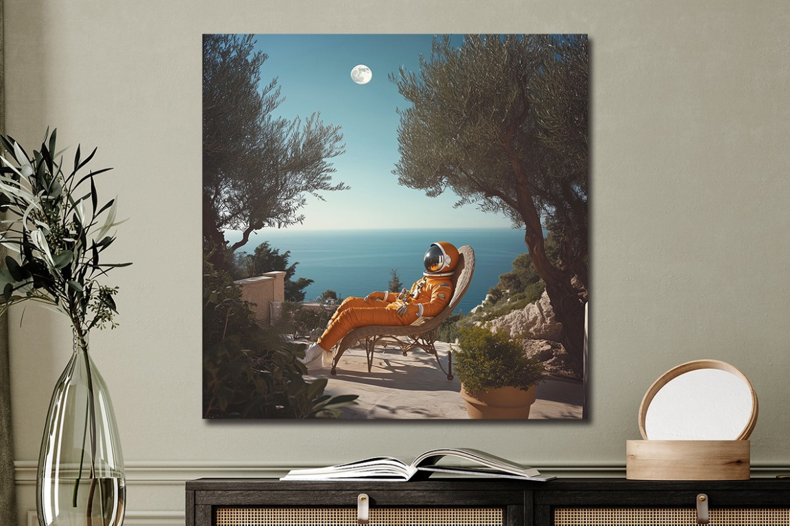 Spaceman Wall Art