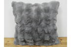 Grey Fur Cushion