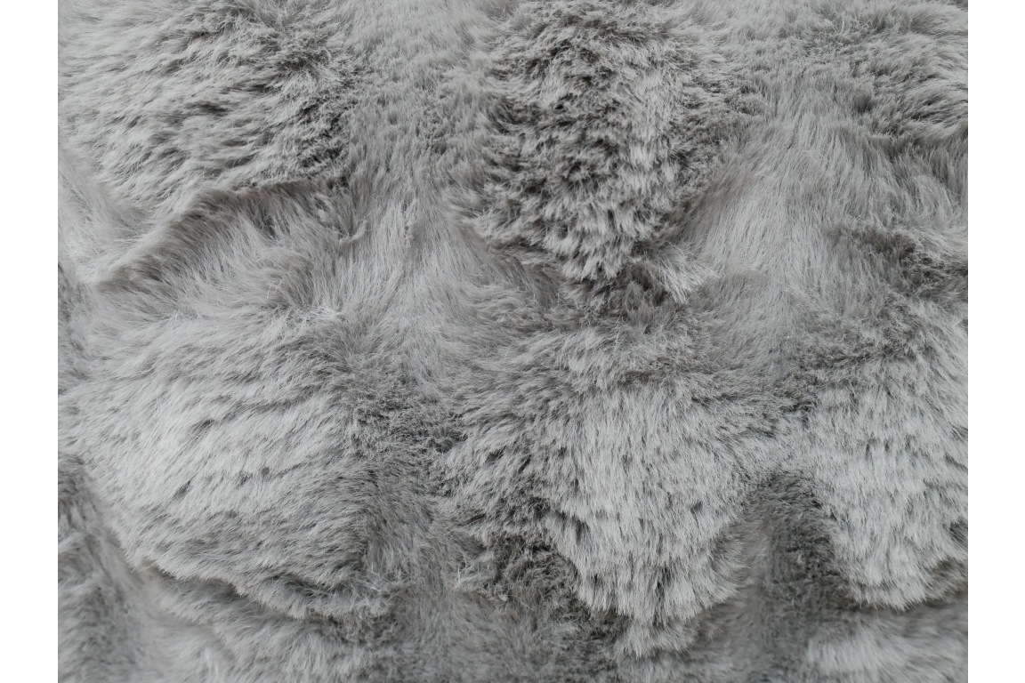 Grey Fur Cushion