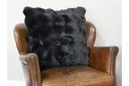 Black Fur Cushion