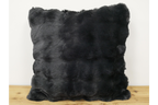 Black Fur Cushion