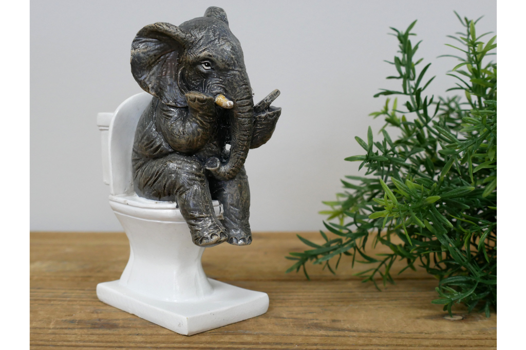 Elephant on the Loo