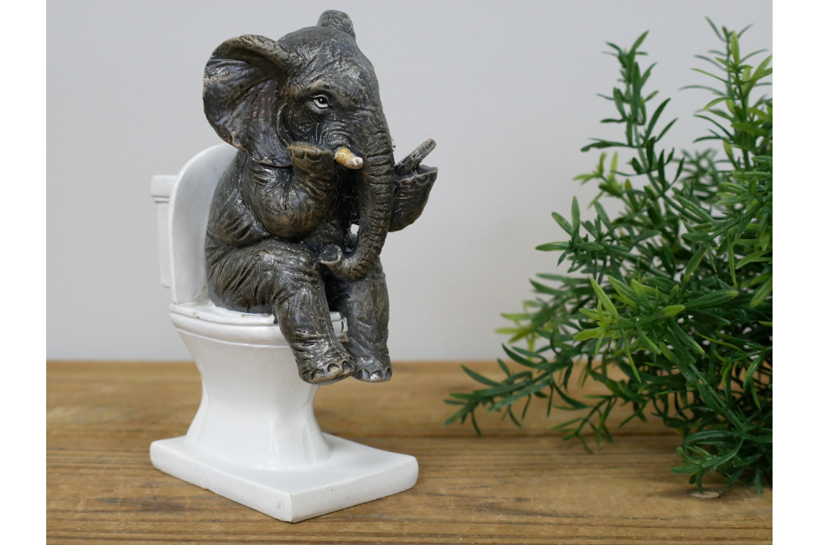 Elephant on the Loo
