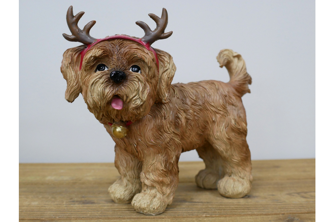 Dog with Antlers