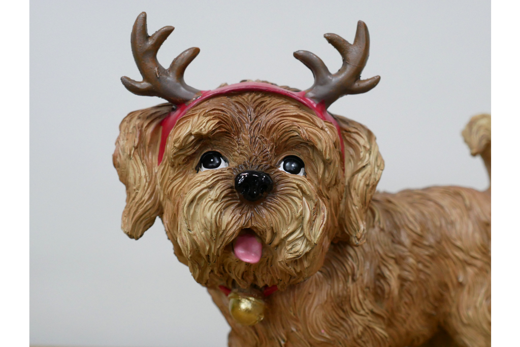 Dog with Antlers