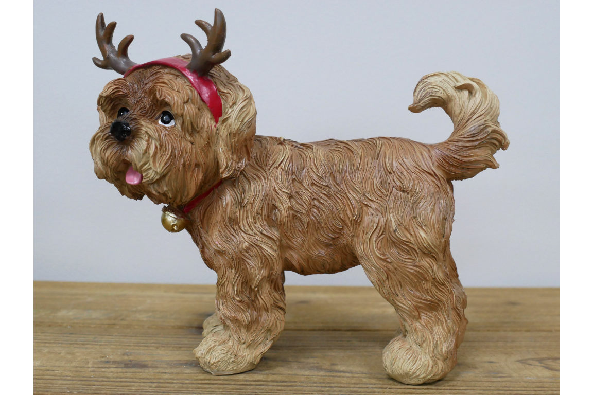 Dog with Antlers