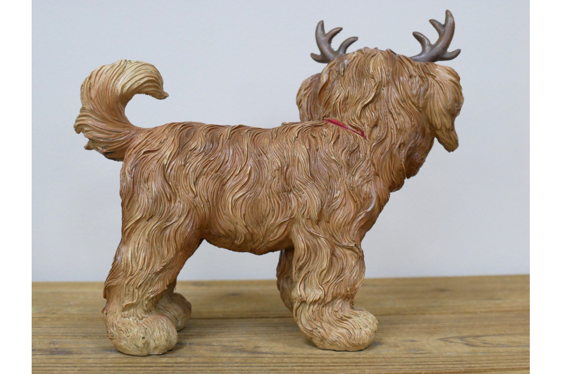 Dog with Antlers