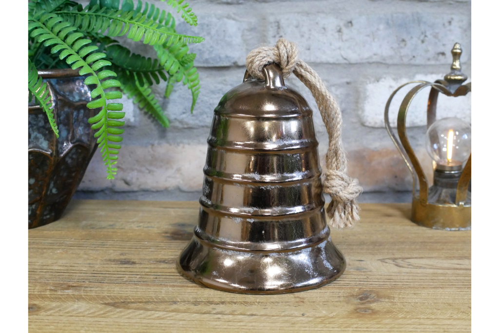 Gold Ceramic Bell