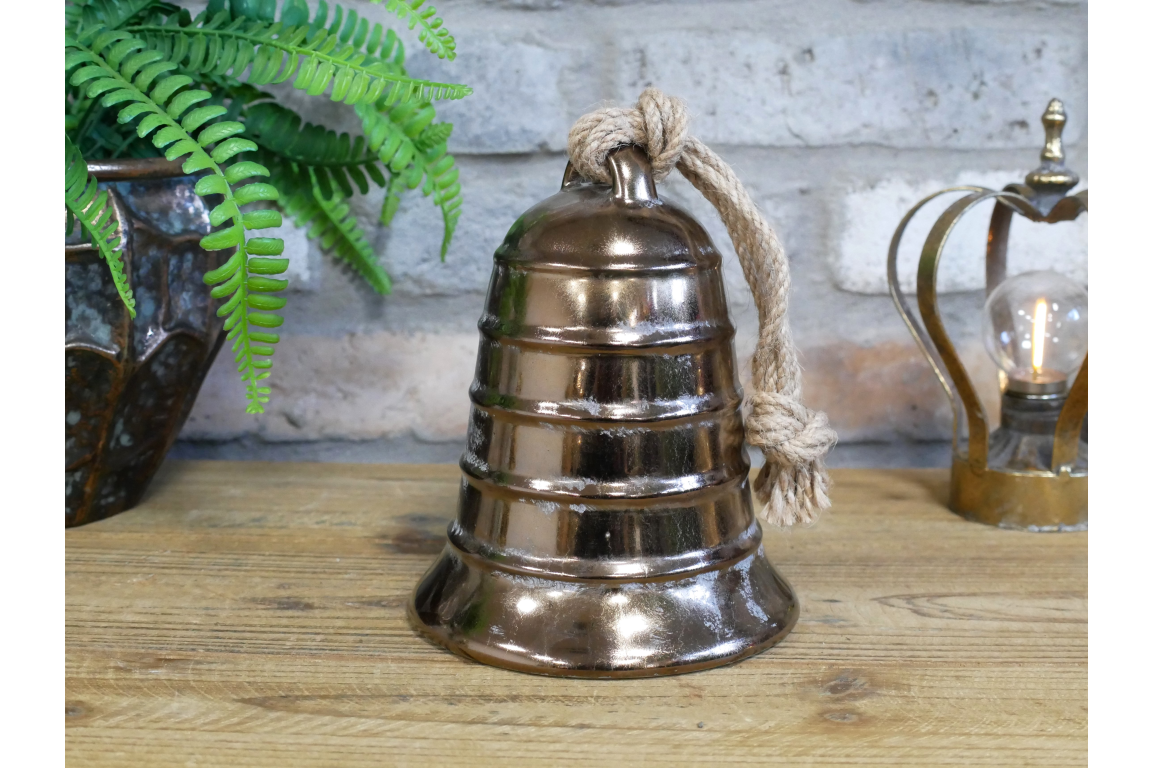 Gold Ceramic Bell