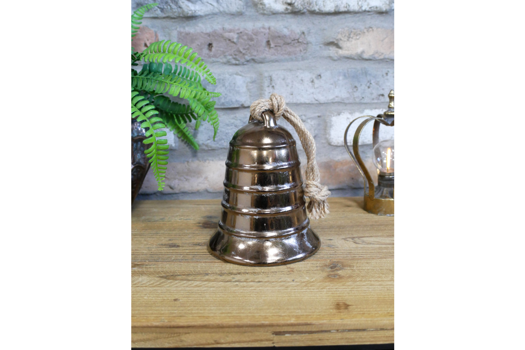 Gold Ceramic Bell