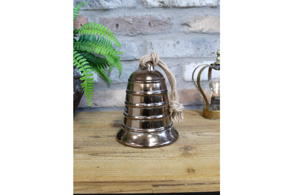 Gold Ceramic Bell