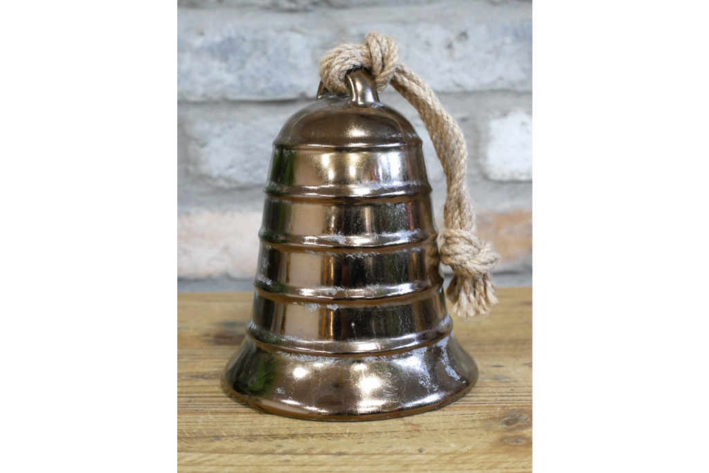 Gold Ceramic Bell