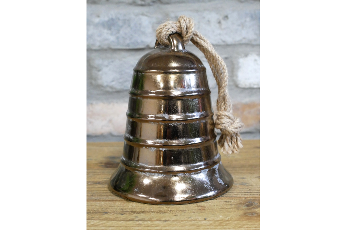 Gold Ceramic Bell