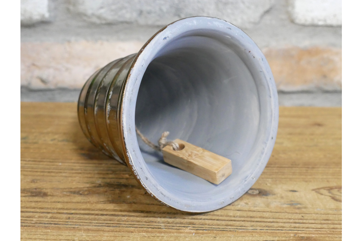 Gold Ceramic Bell