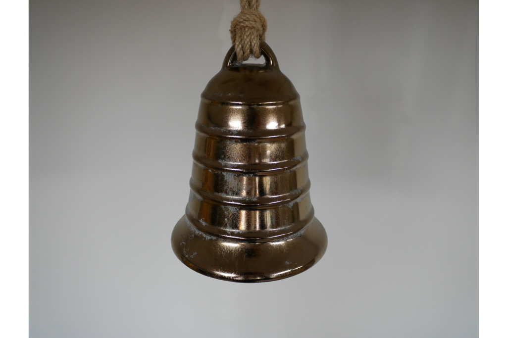 Gold Ceramic Bell