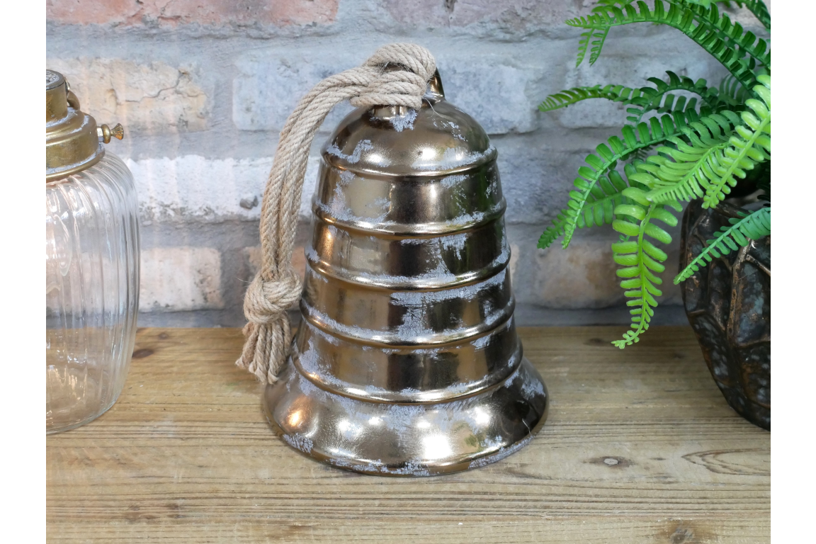 Large Gold Ceramic Bell