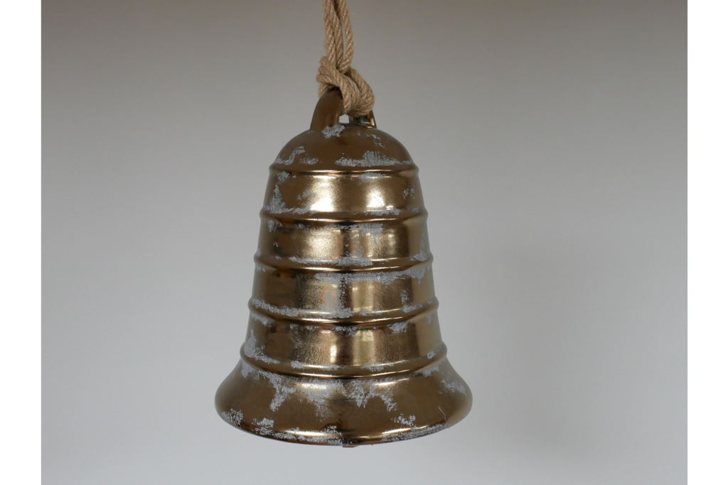 Large Gold Ceramic Bell