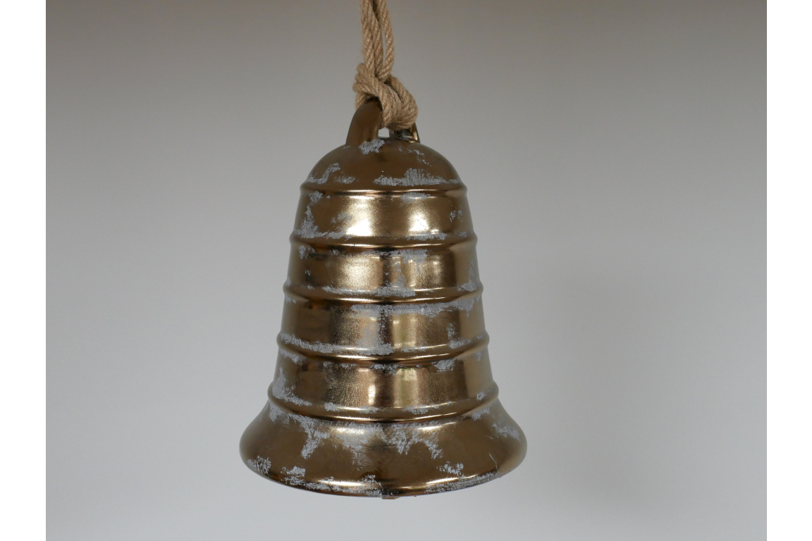 Large Gold Ceramic Bell