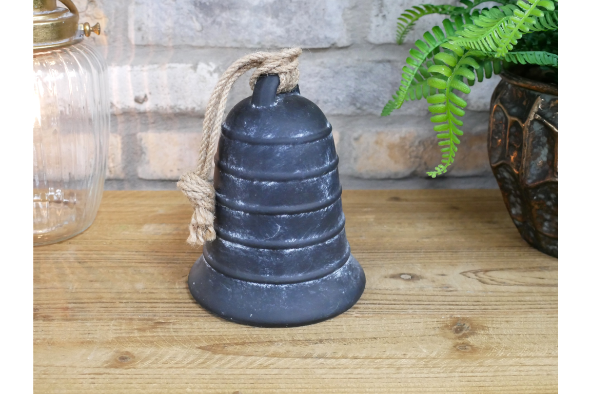 Small Black Ceramic Bell