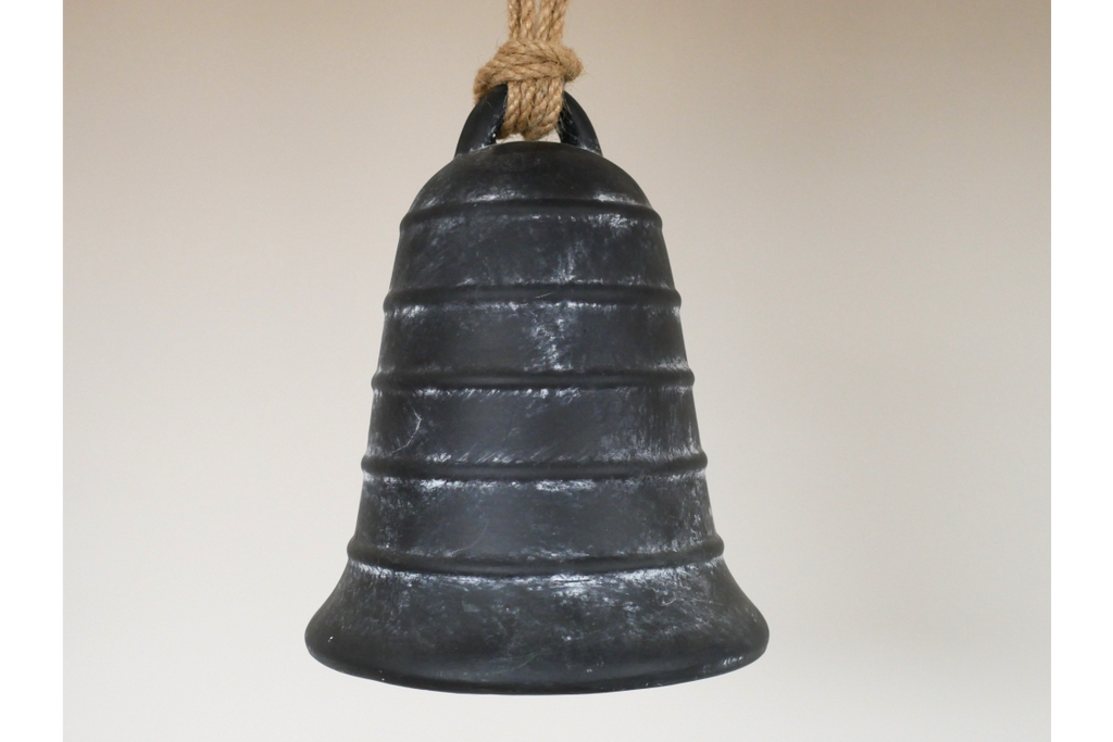 Small Black Ceramic Bell