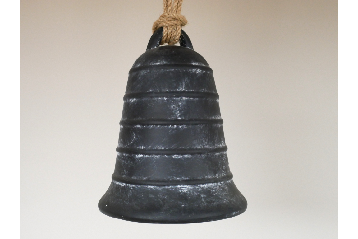 Small Black Ceramic Bell