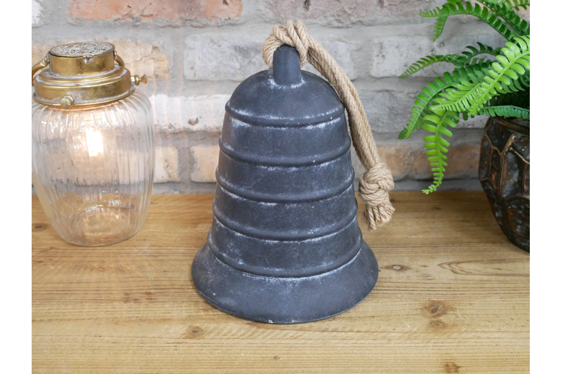 Large Black Ceramic Bell