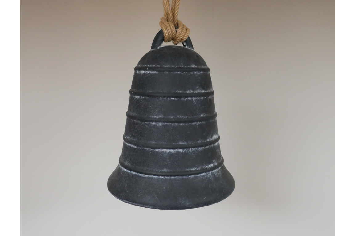 Large Black Ceramic Bell