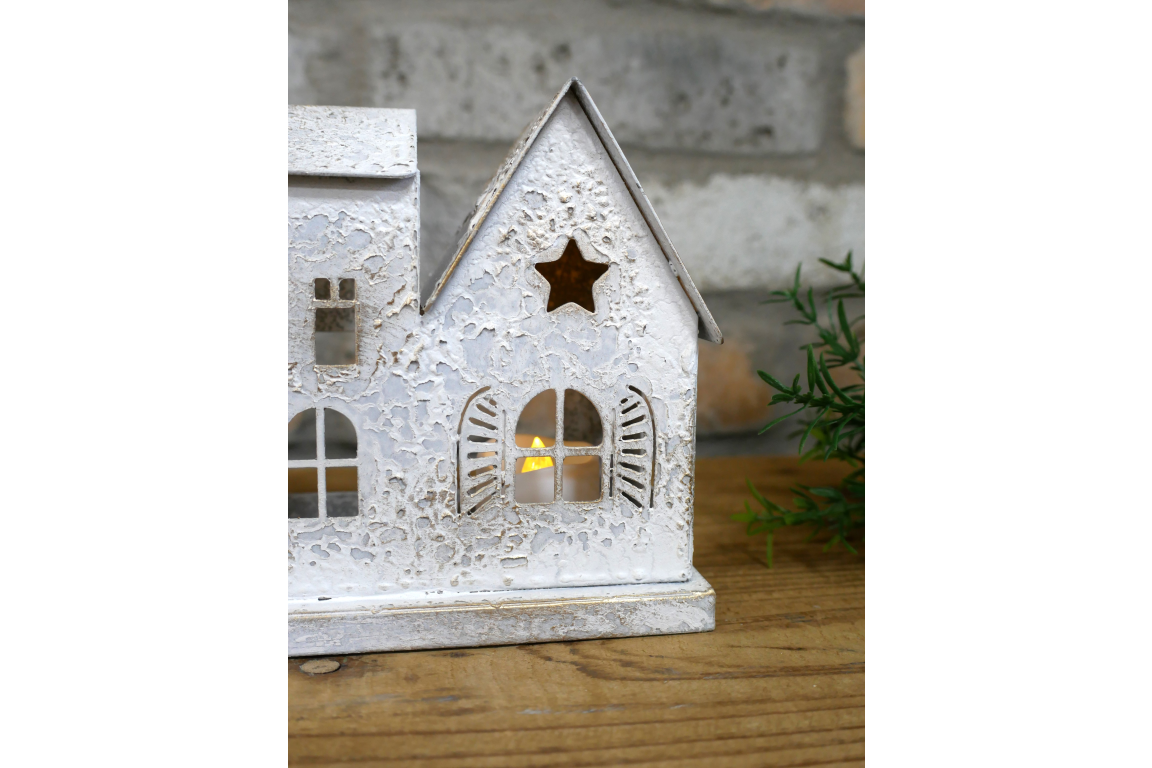Row of Houses Candle Holder