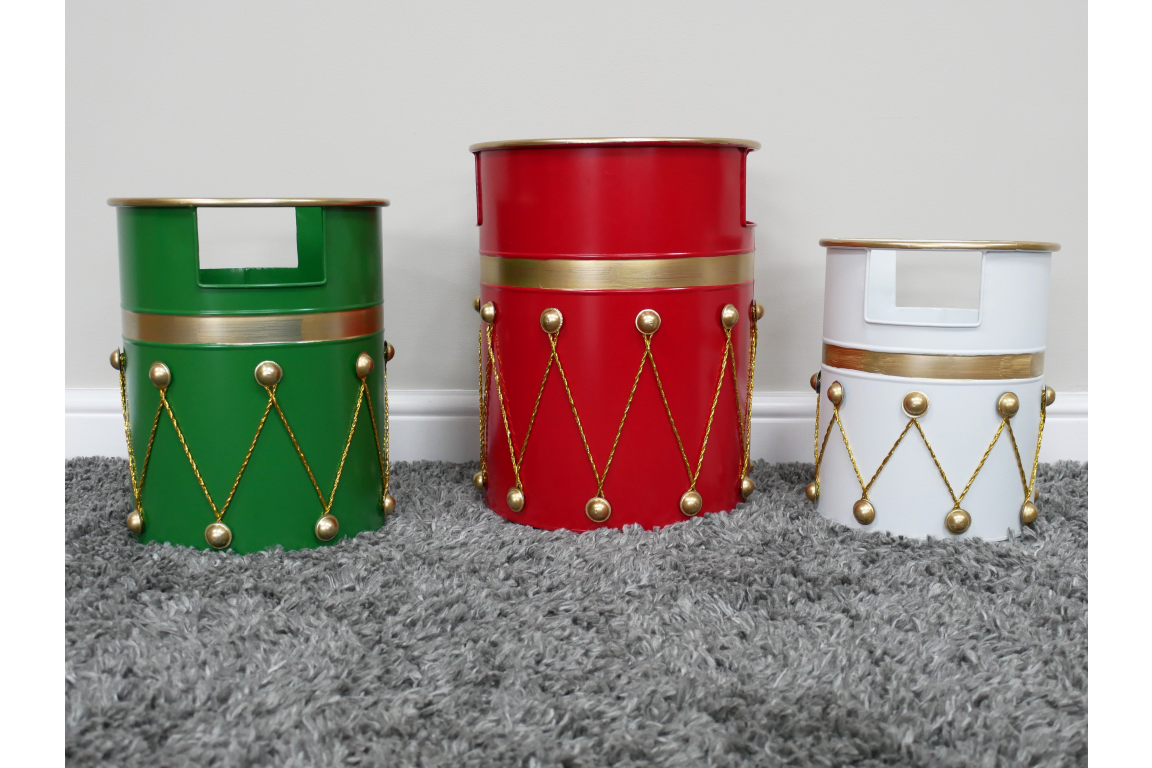 Set of 3 Drum Planters
