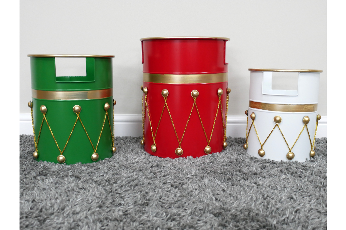 Set of 3 Drum Planters