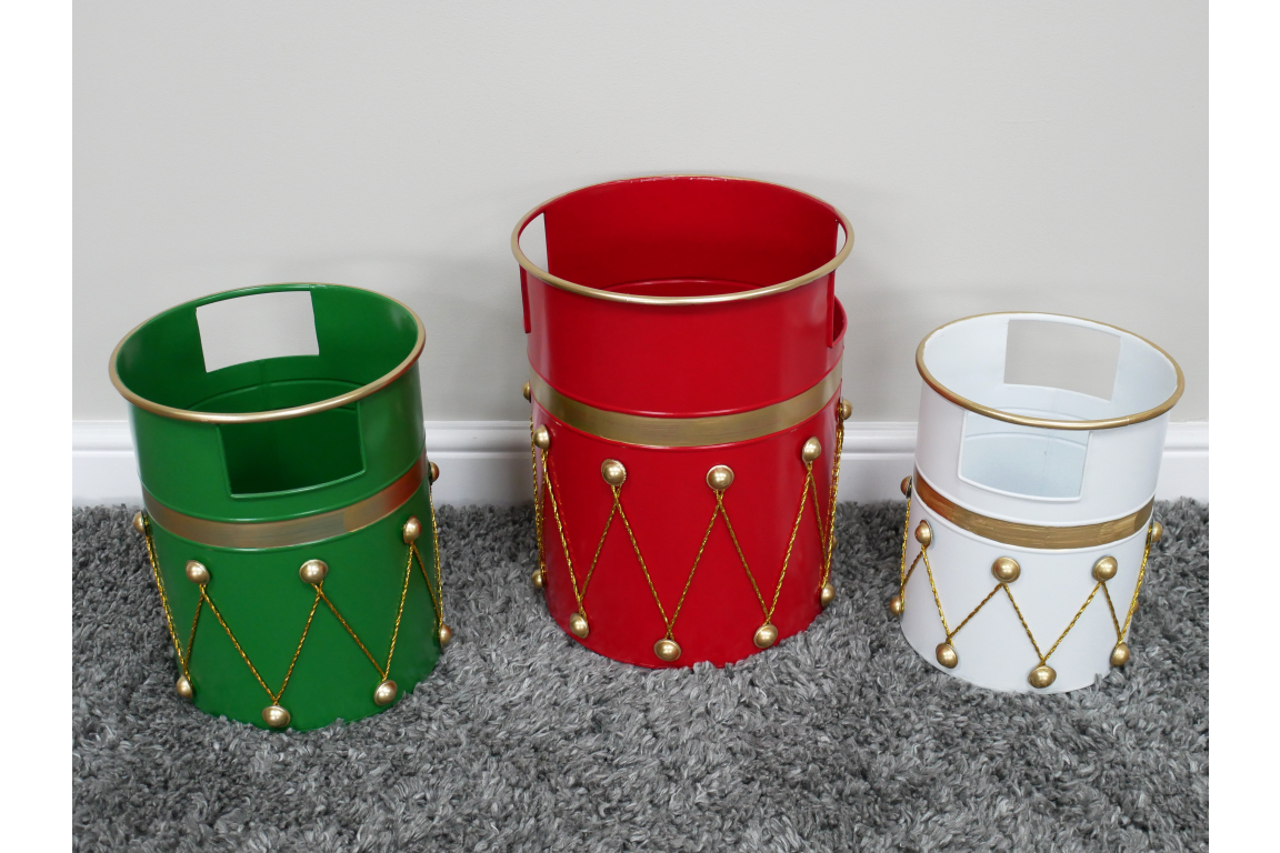 Set of 3 Drum Planters