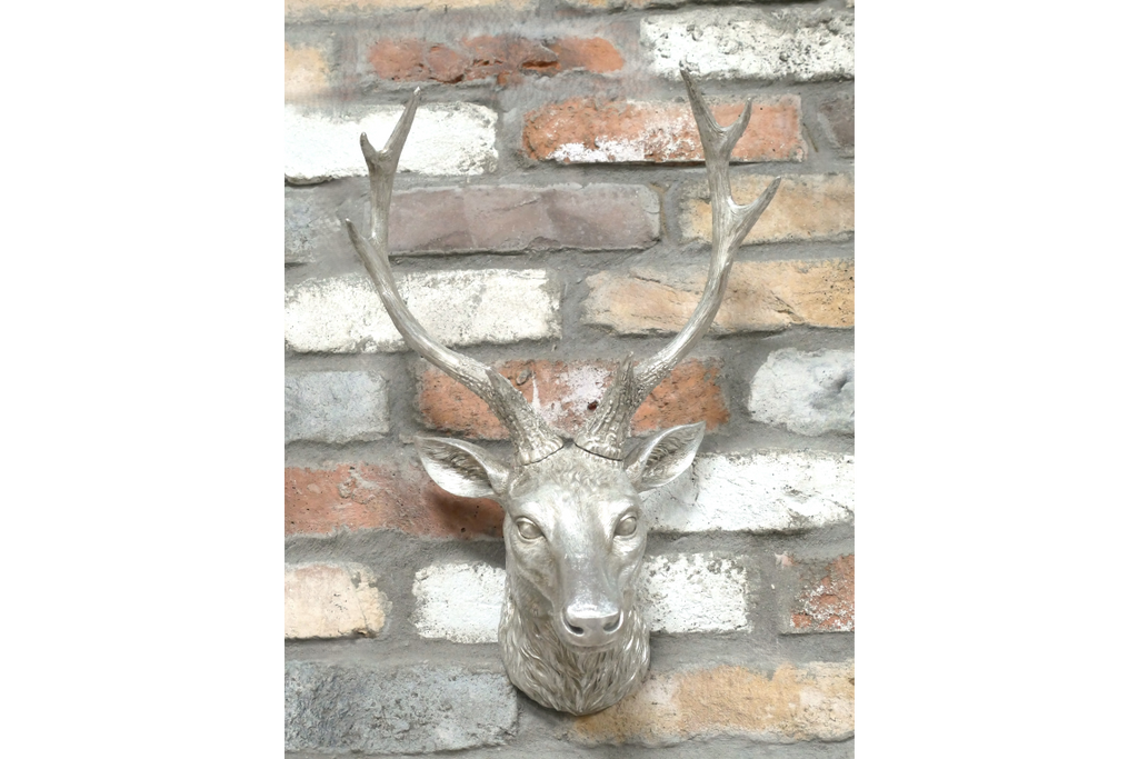 Silver Stag Head