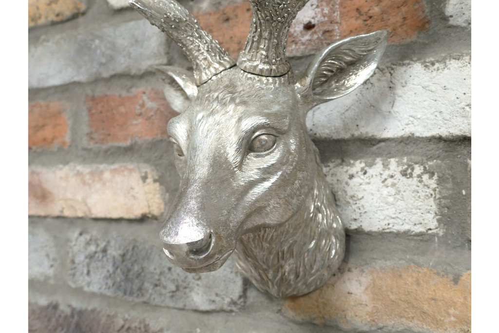 Silver Stag Head
