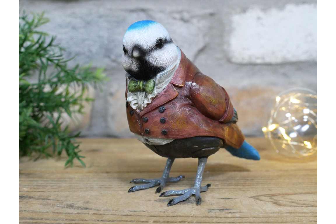 Blue Bird in Suit